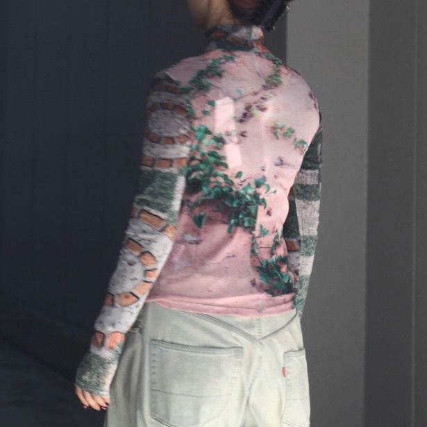 【残り一点】Graphic Mesh Top A