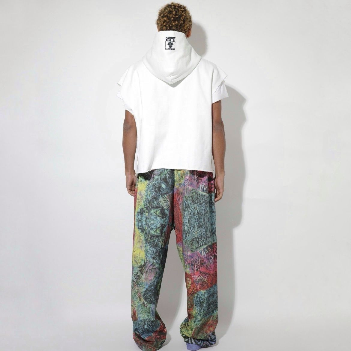 【残り一点】Cut Off Wide Zip N/S Sweat Hoodie