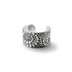 【お取り寄せ注文可能】Vine Pattern Ear Cuff_L(SILVER)