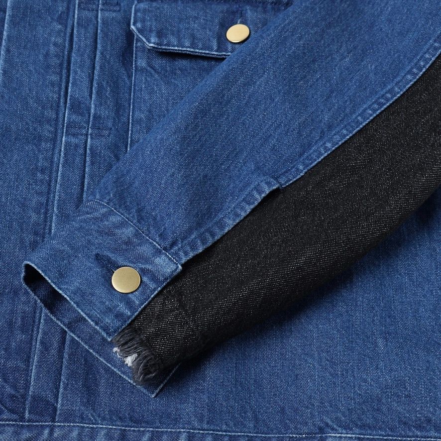 CULLNI - 【残り一点】Cut-off Band Collar Denim Blouson | ACRMTSM