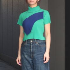 【残り一点】Todo Wave Tiny Top Short Sleeve Highneck