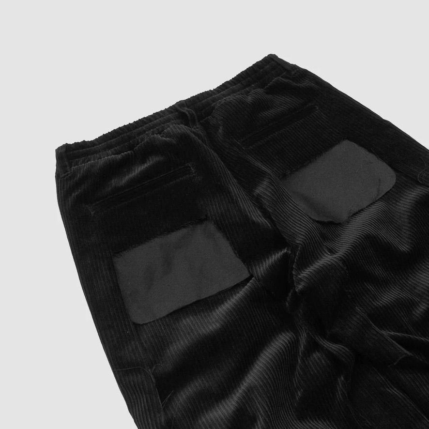 MUZE TURQUOISE LABEL - CIRCUIT CORDUROY 3D TROUSERS(BLACK