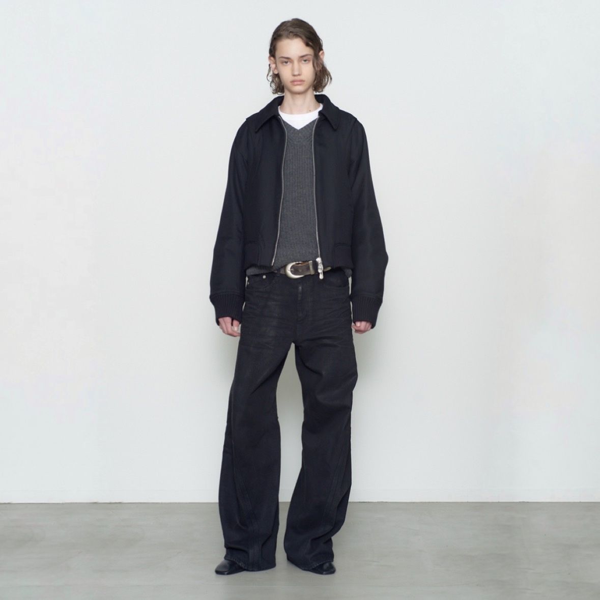 【残り一点】Zip Up Padded Short Bomber Jacket
