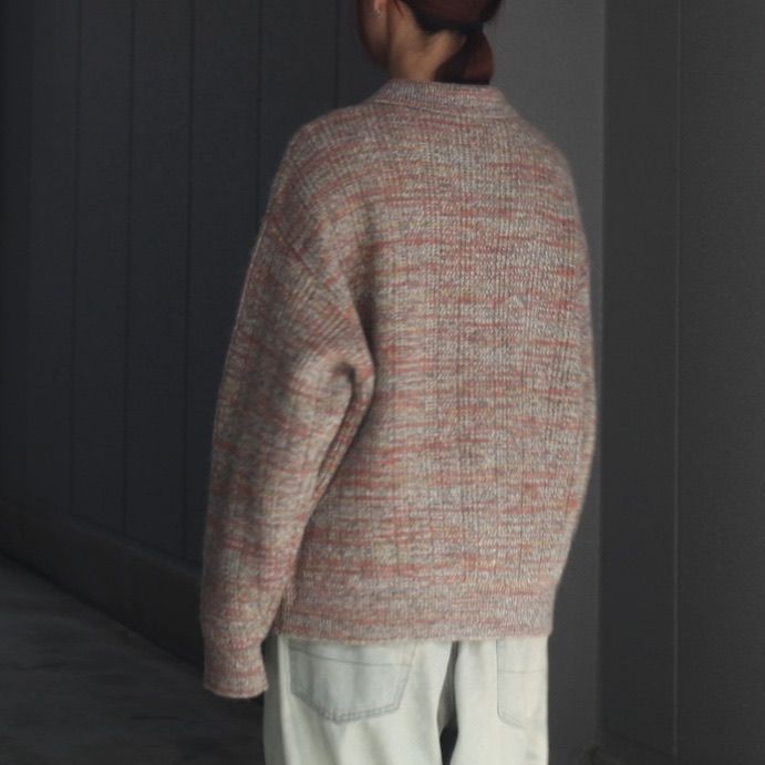 【残り一点】Rib Pattern Knit Jacket
