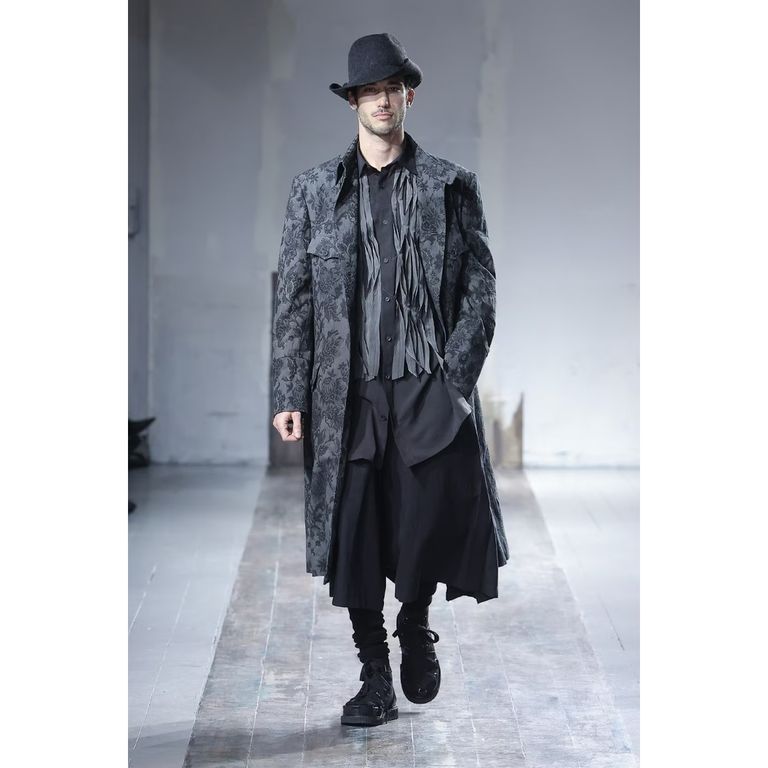 Yohji Yamamoto - 【残り一点】Kie3柄ロングジャケット | ACRMTSM 