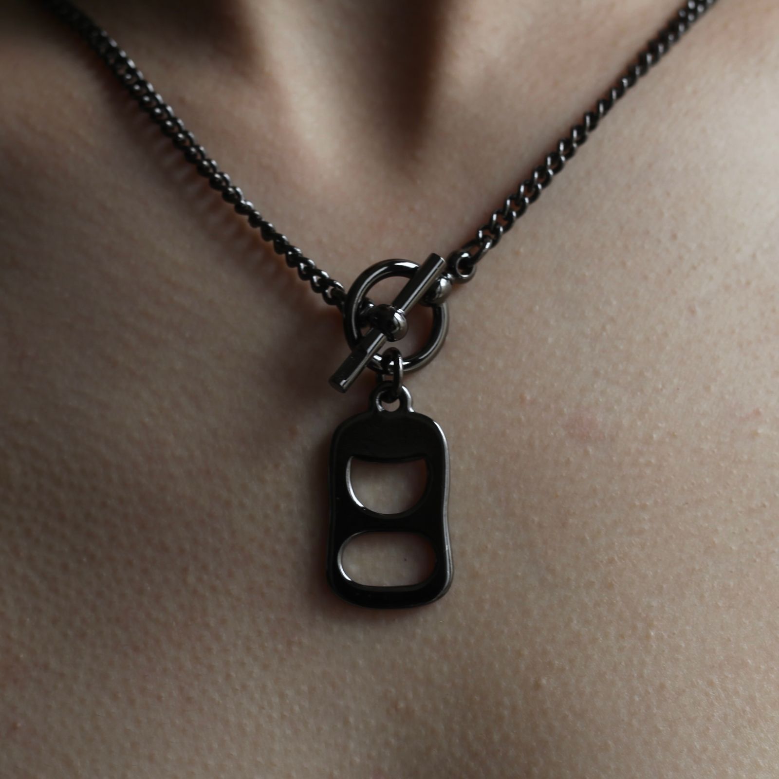 【残り一点】Pull Tab Necklace(BLACK)