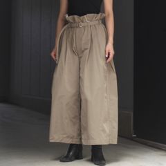 【残り一点】ポリエステルギャバジンバギーパンツ