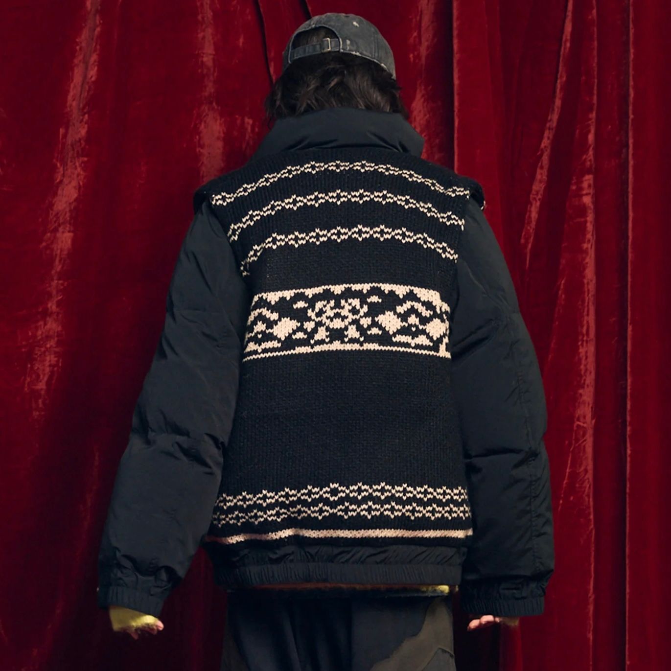 【残り一点】Knit Switching Prime Over Down Blouson