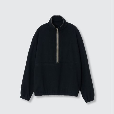 【残り一点】Wool Cashmere Fleece Half Zip Pullover
