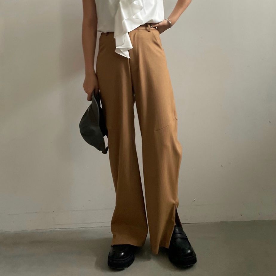 【残り一点】Retro Round Slit Pants