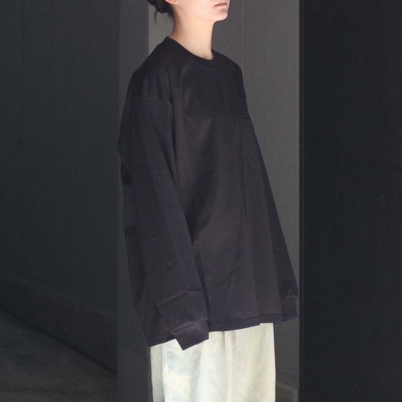 【残り一点】Supima Cotton Oversized Long Sleeve Pocket Tee