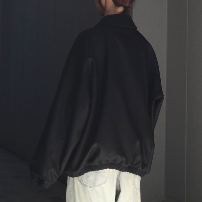 【残りわずか】Melton Oversized Zip Jacket