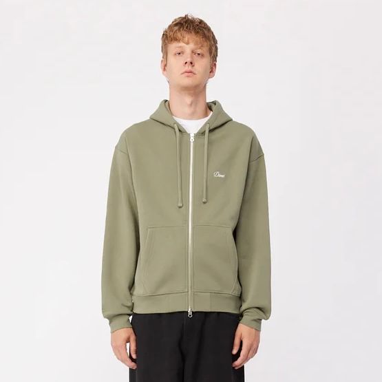 【残りわずか】Cursive Zip Hoodie