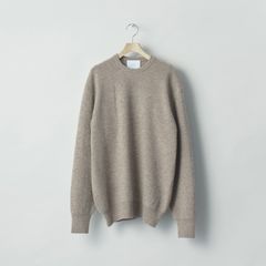 【残り一点】Super Fine Wool Milled Knit Crew Neck LS