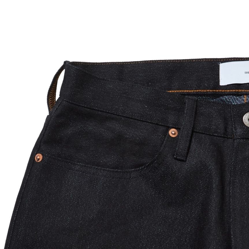【残り一点】Twisted Heather Denim Pants Wide Cut