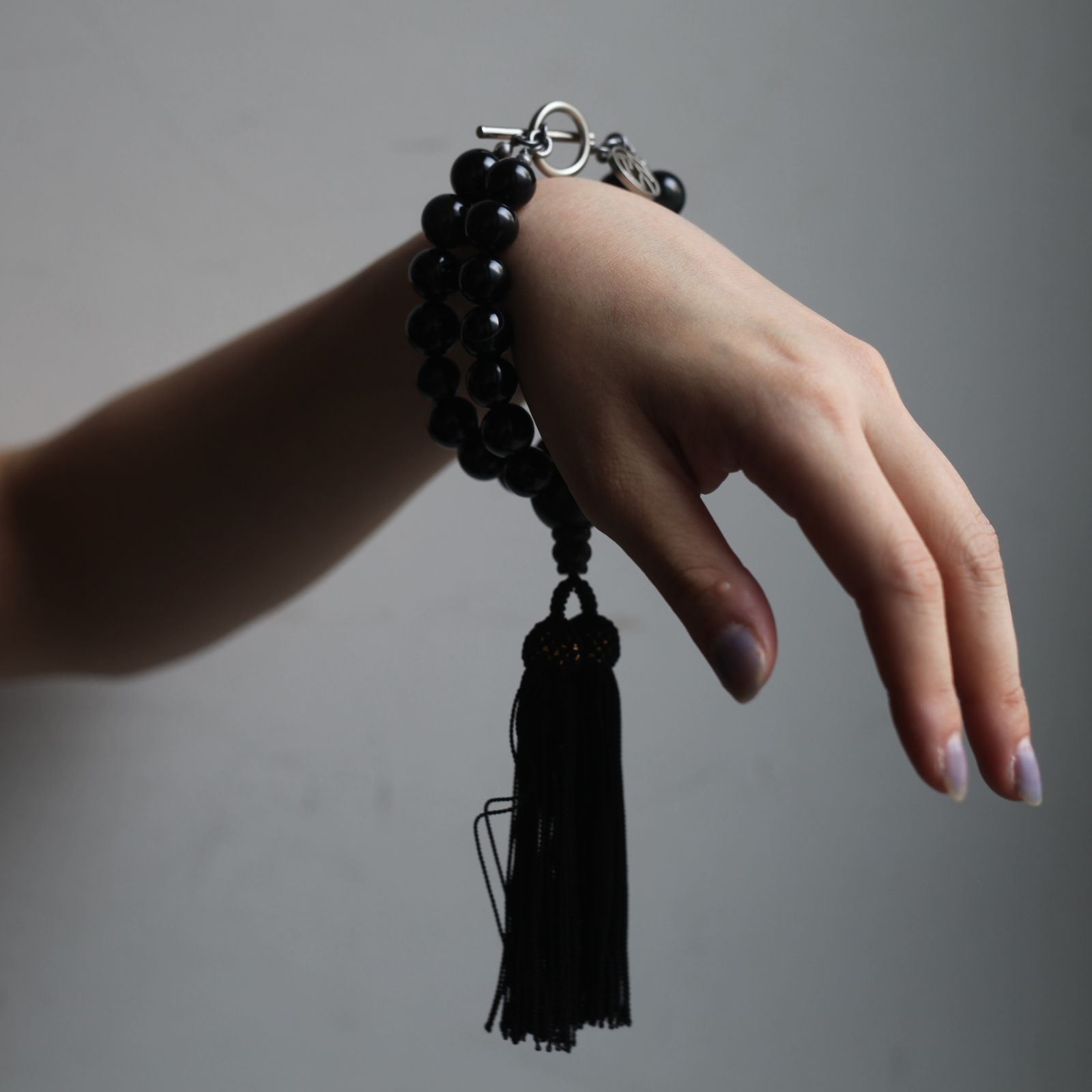 SOSHIOTSUKI - 【残りわずか】Double Juzu Bracelet(LIGHT BLACK