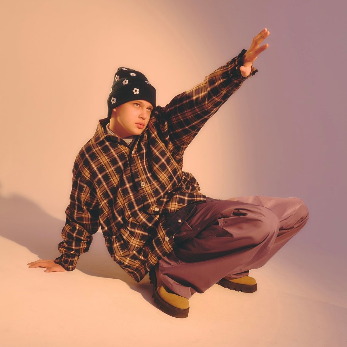 NICK GEAR - 【残りわずか】Flower Embroidery Beanie | ACRMTSM