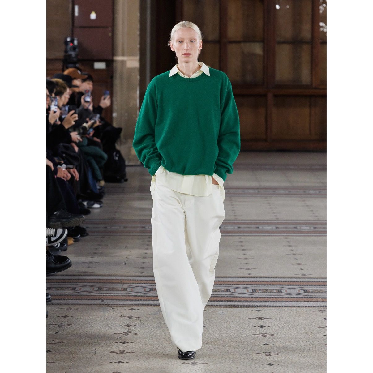 【残り一点】Pure Cashmere Knit Crew Neck LS