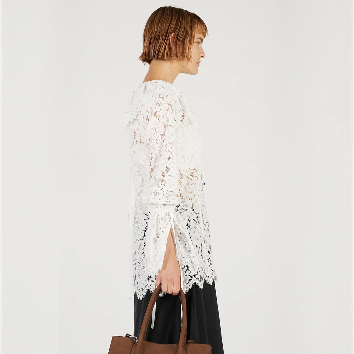 【残り一点】Scallop Lace Blouse