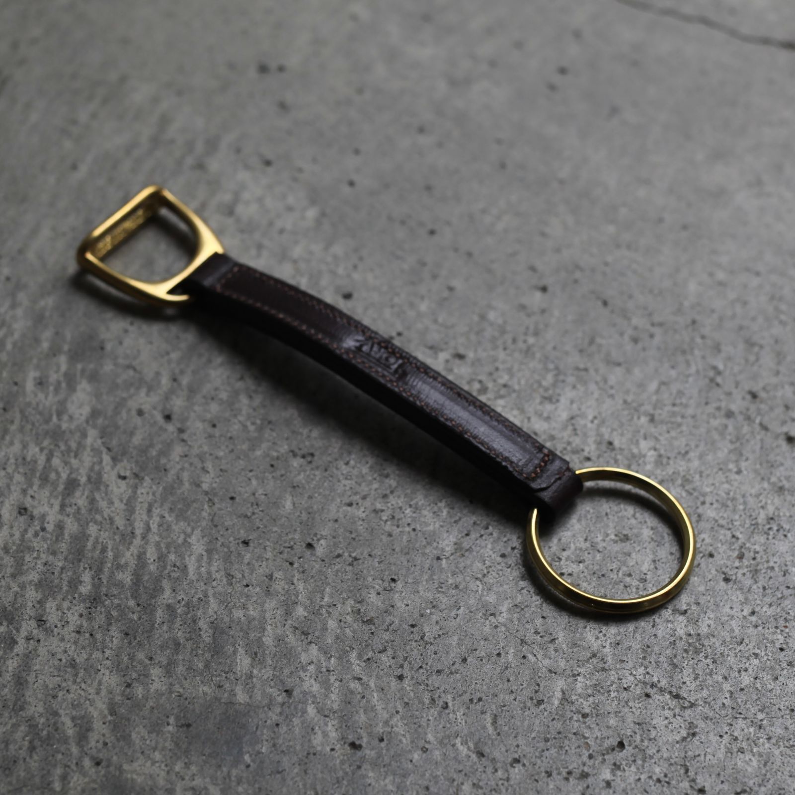 【残り一点】Stirrup Leather Key Fobs(HAVANA)