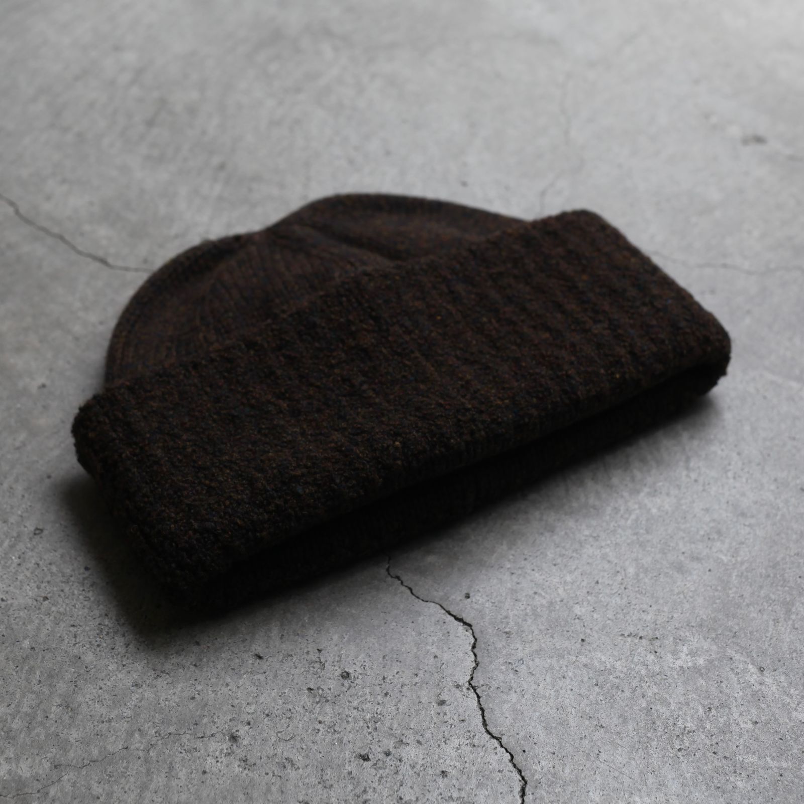 【残りわずか】Wool Knit Cap(D.BROWN)