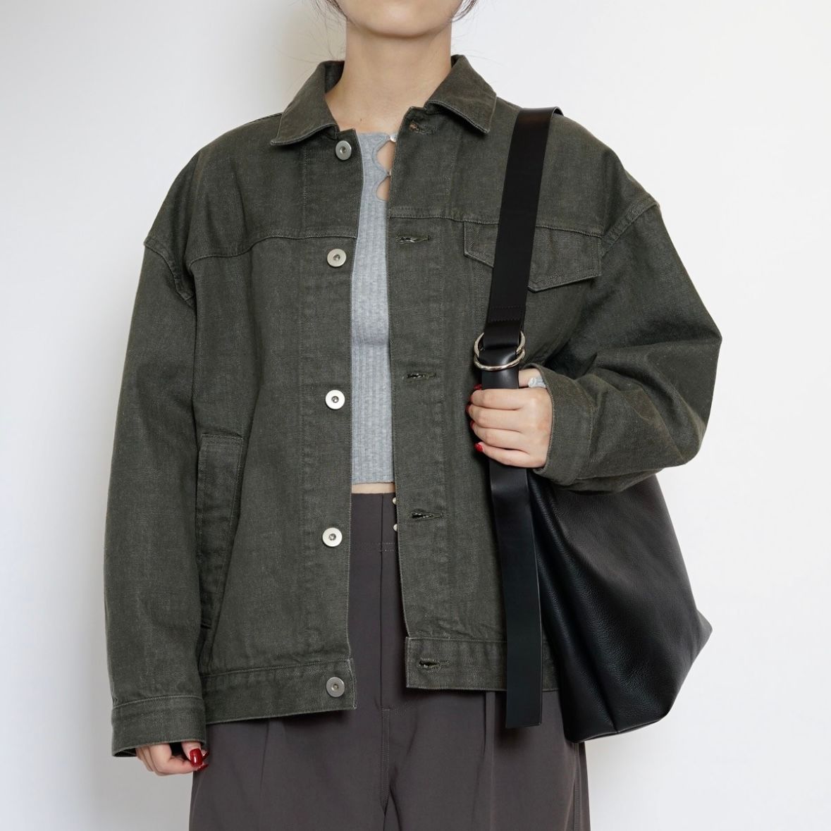 【残り一点】Leather Shoulder Bag L