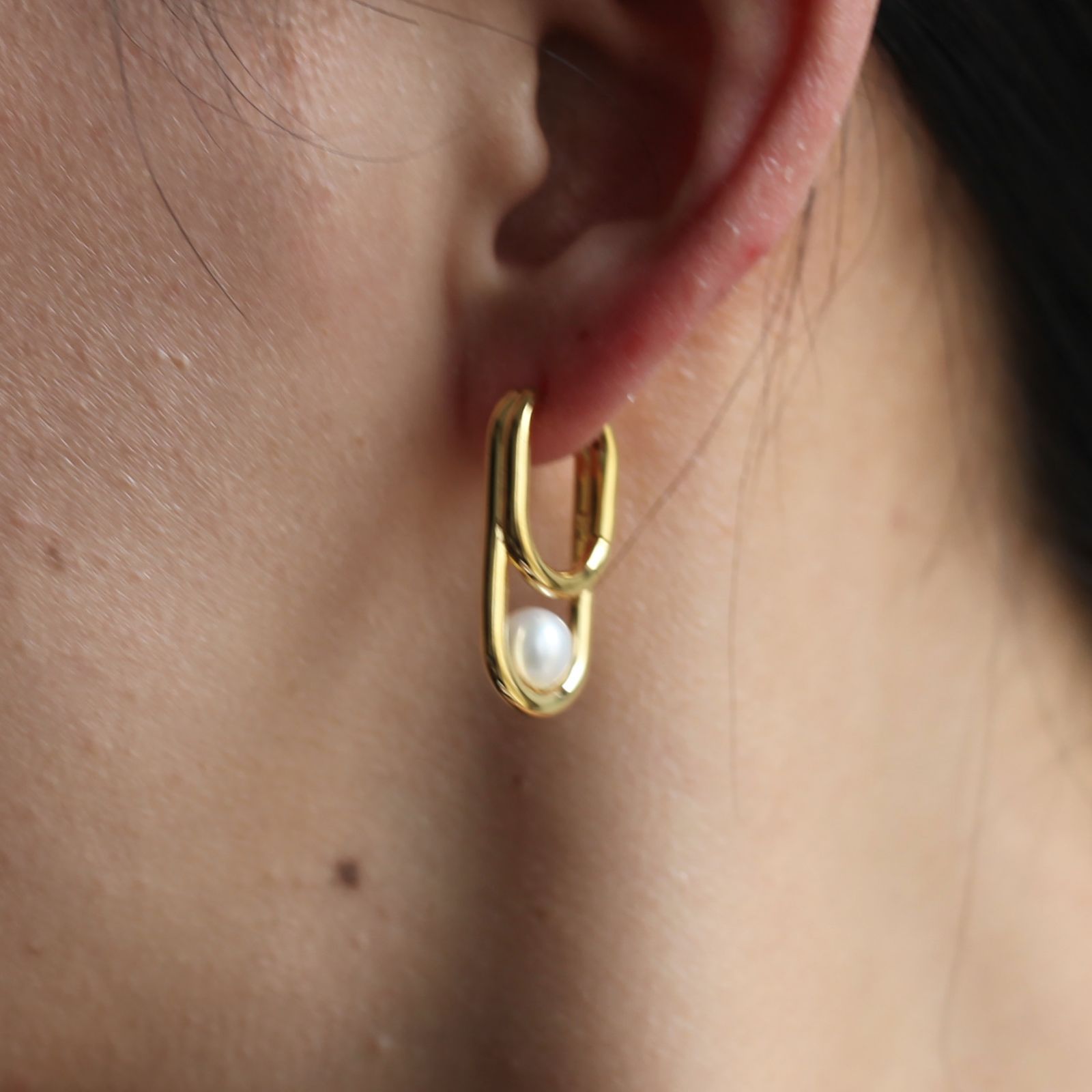 【残り一点】Joined Paths Earring 左耳用(GOLD)