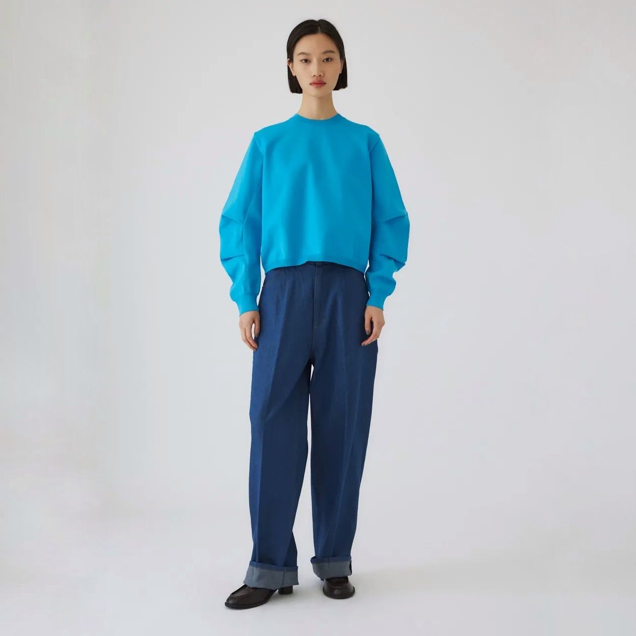 【残り一点】Tuck Volume Washable Knit