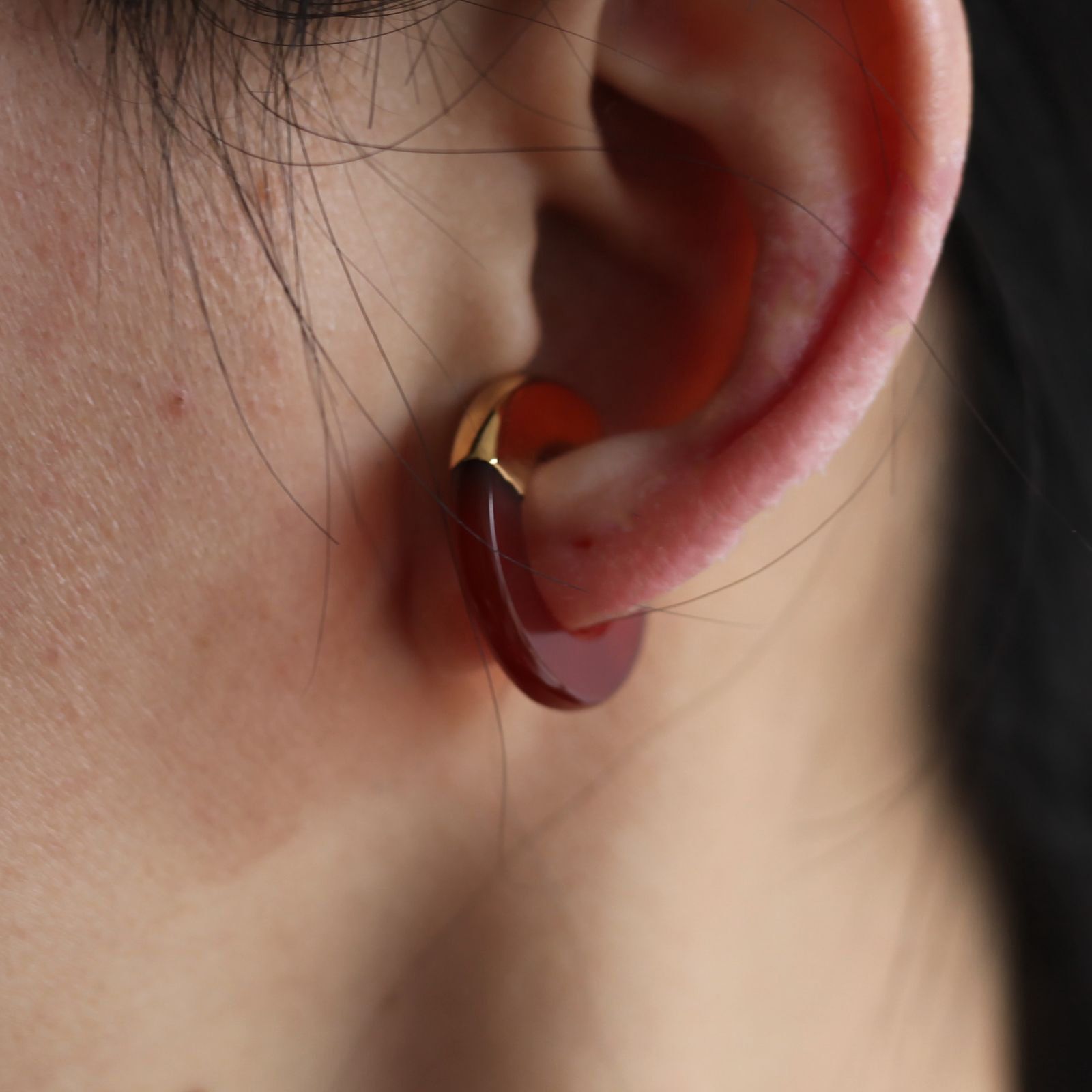 特上美品 ＜PREEK＞AGATE UKISHIMA EAR CUFF/イヤーカフ米津玄師