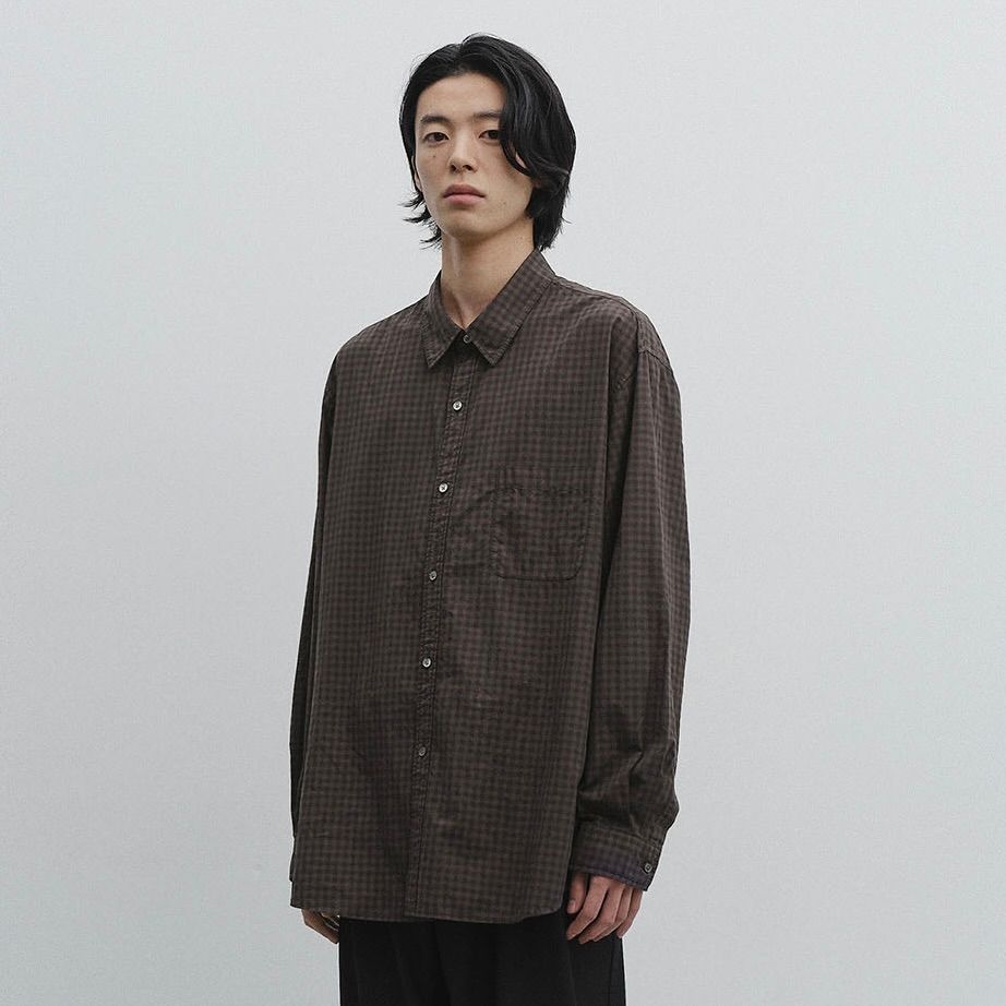 【残り一点】Bold Garment Gingham Check Shirt