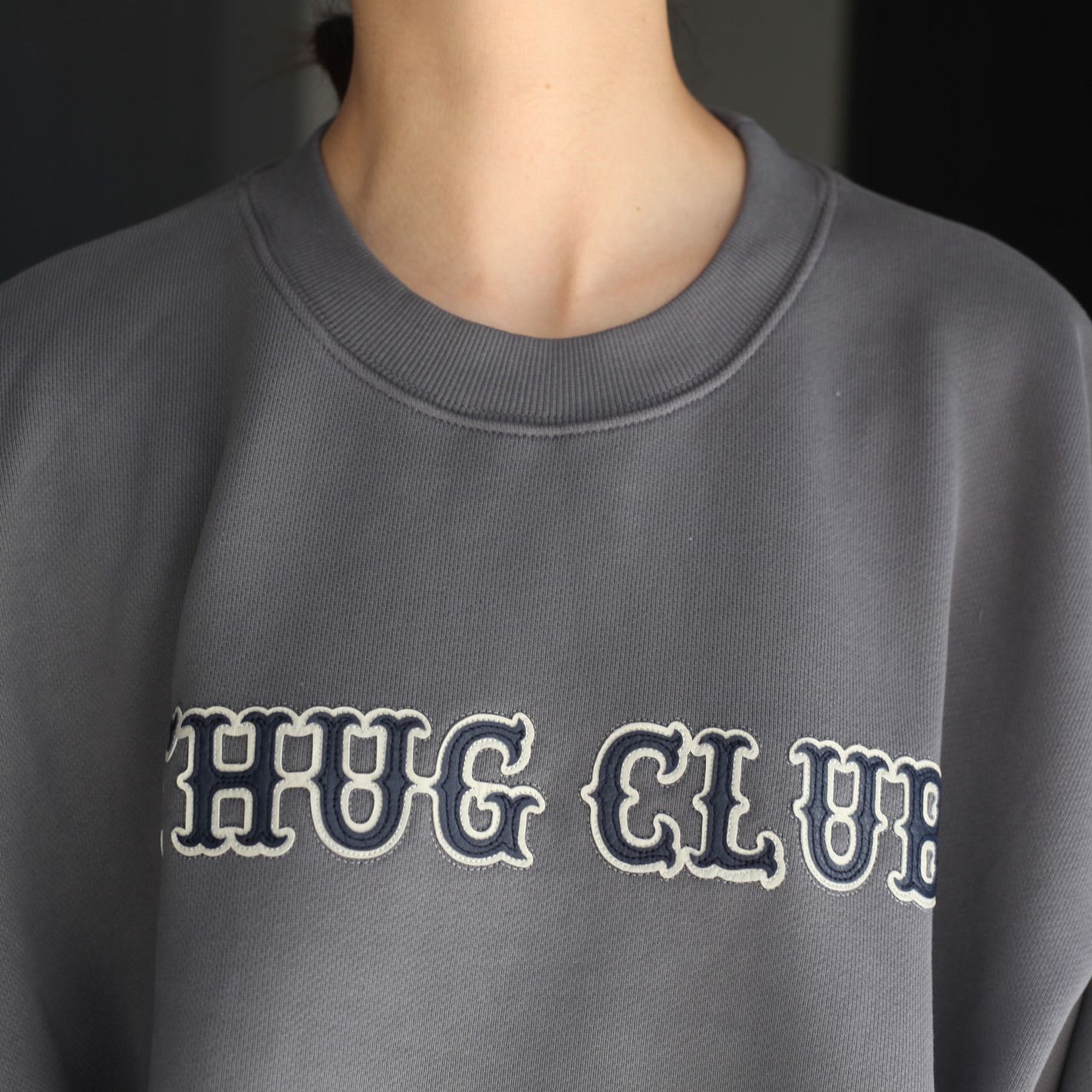 【残り一点】Leather Flame Sweatshirt