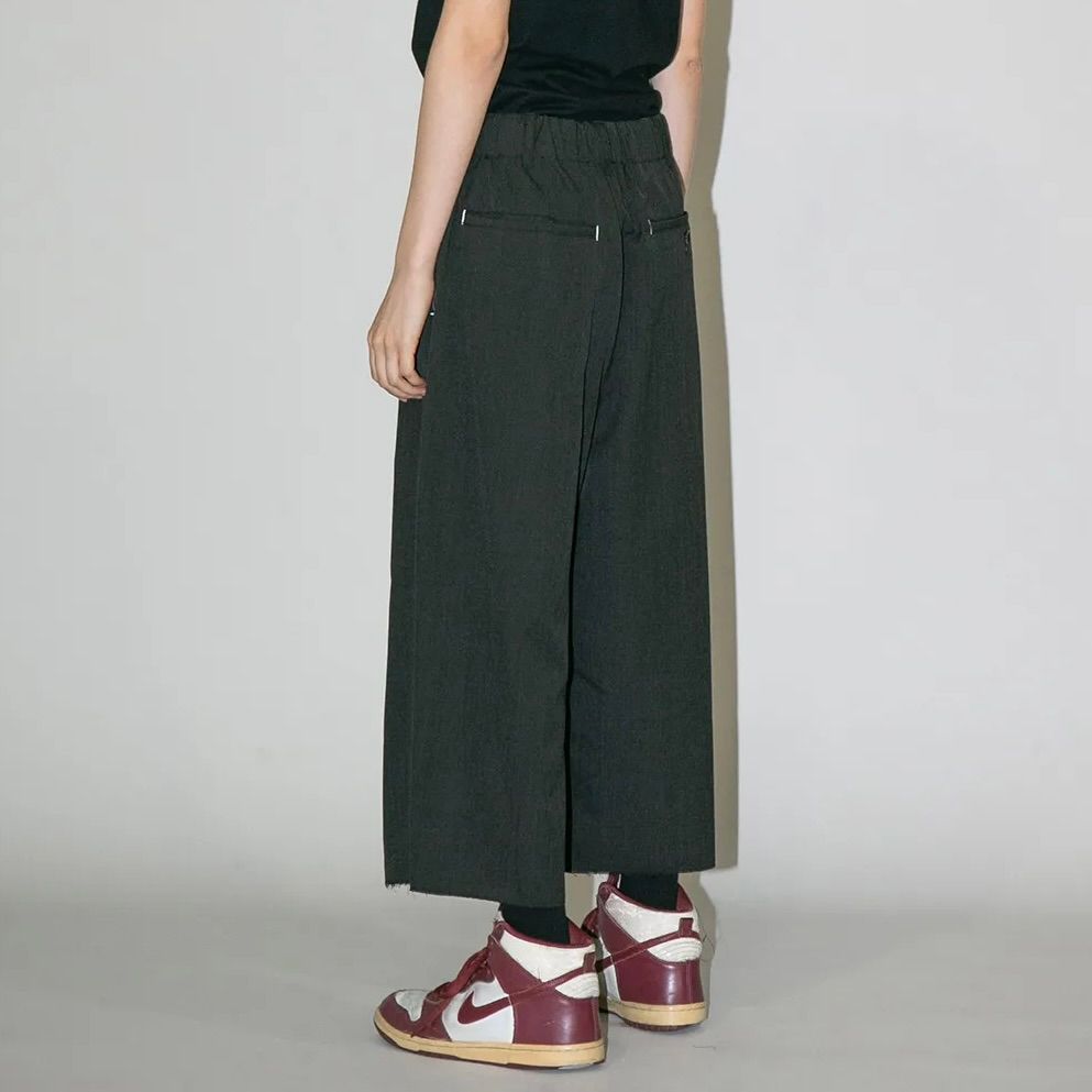 【残り一点】ウォッシャブルツイルワイドパンツ