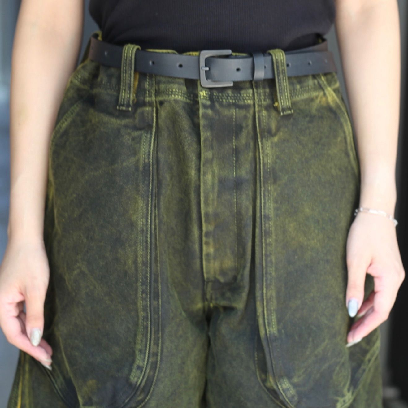 【残り一点】Black Stained Duck Pants