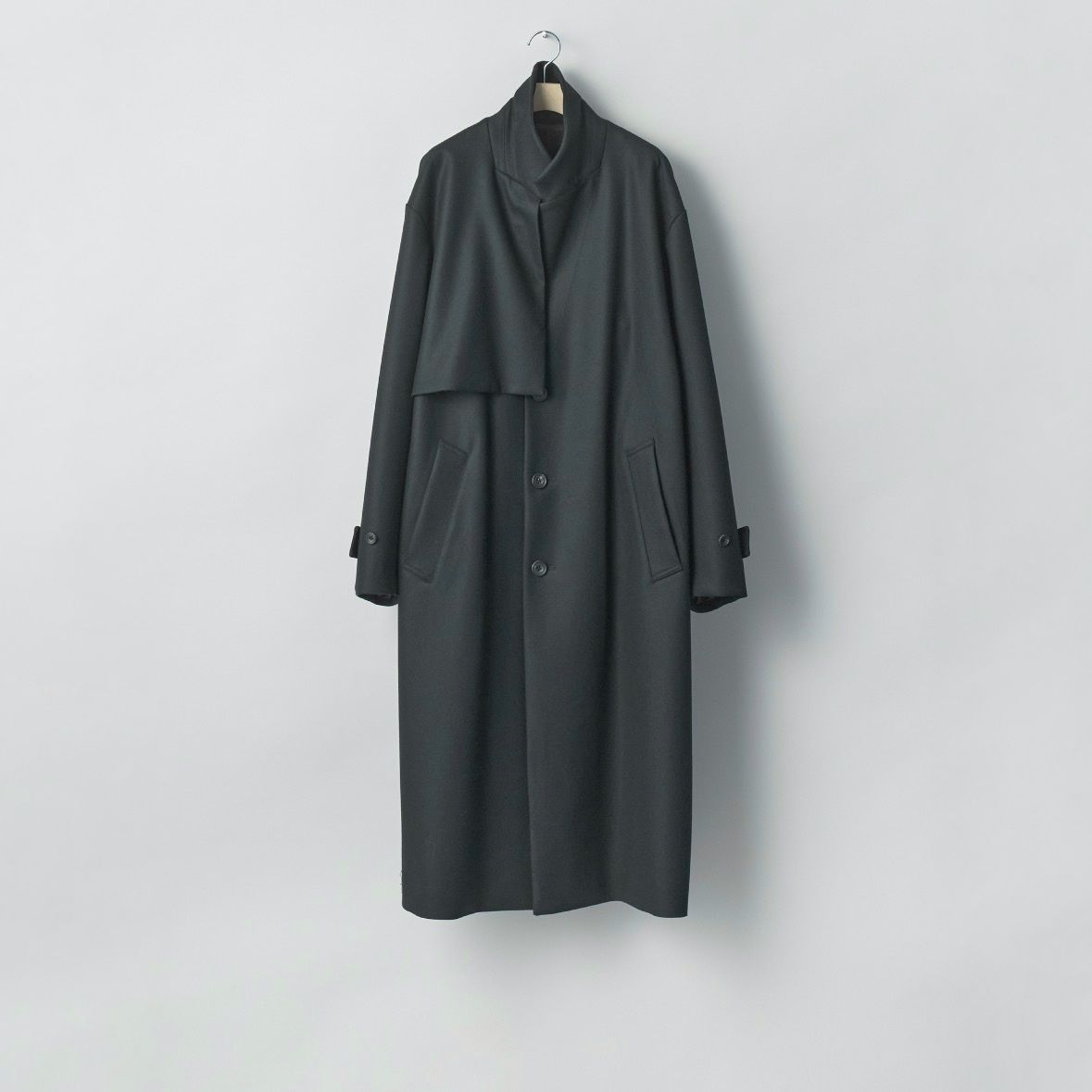 【残りわずか】Wool Melton Lay Chester Coat