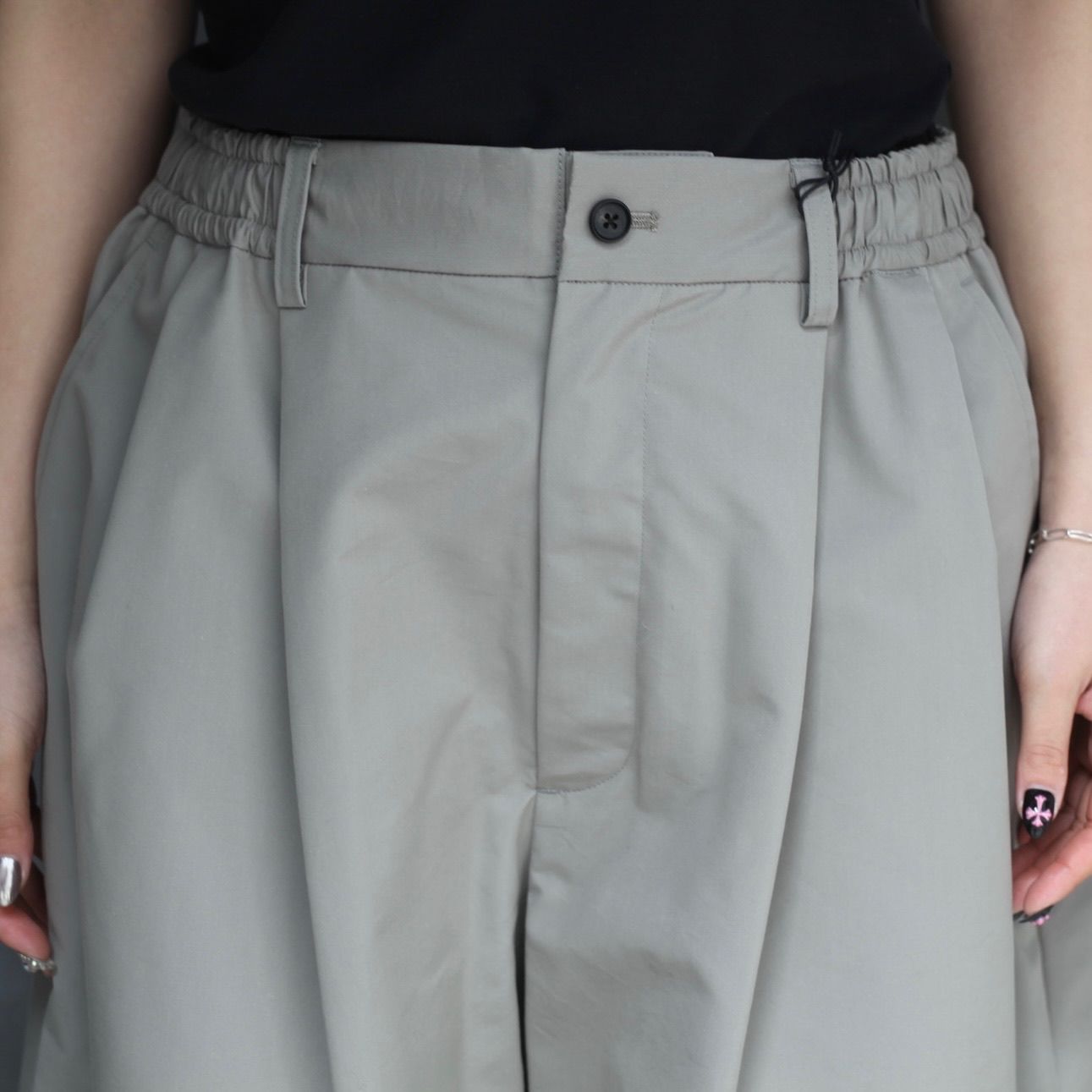 【残り一点】Tecno Cotton Wide Easy Short Trousers