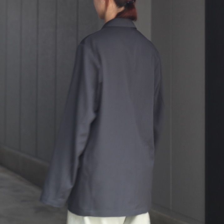【残り一点】Wool Washer Twill Double Breasted Jacket