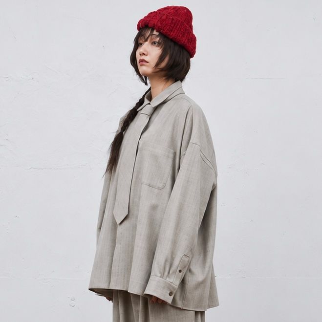 【残り一点】よそいきワイドBOXシャツ