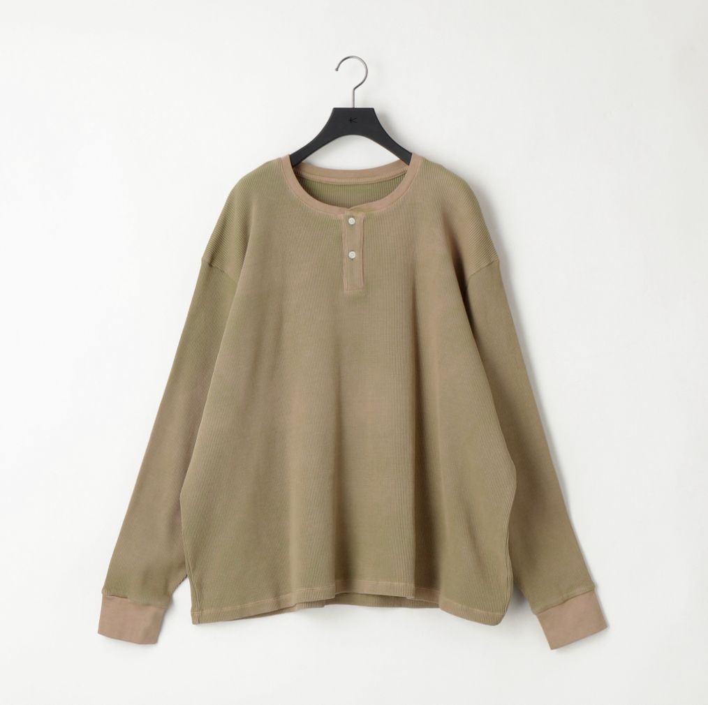 【残り一点】18G Garment Dye Waffle
