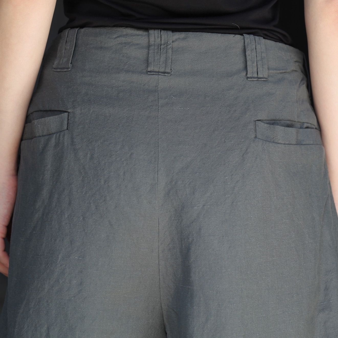 【残り一点】Wool Linen 3Pleated Shorts