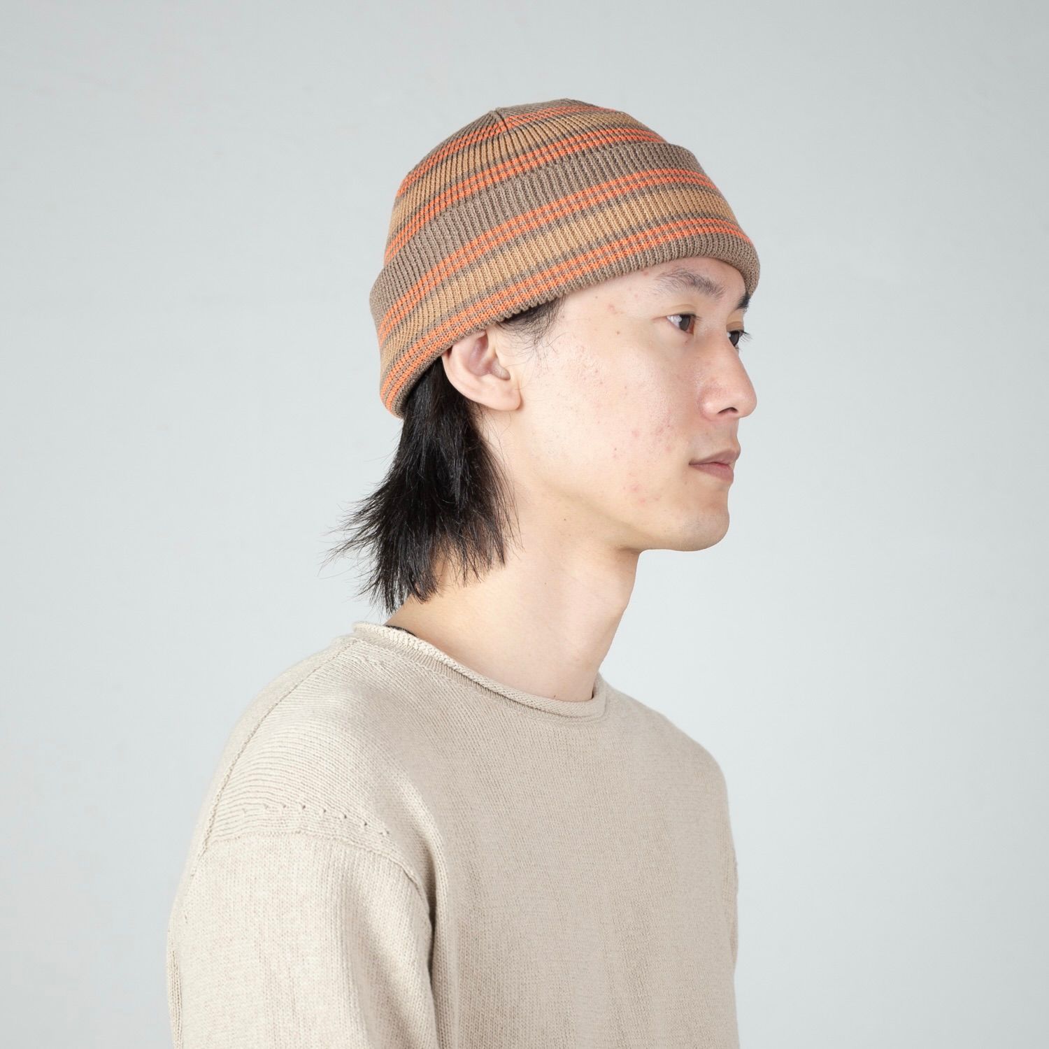 【残り一点】RV Border Short Beanie