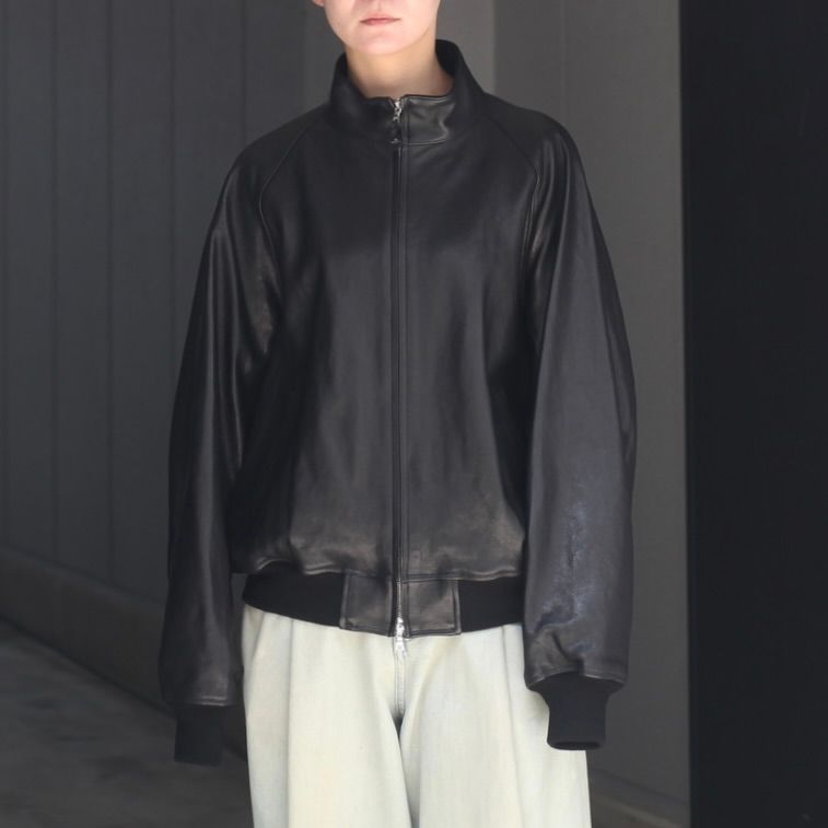 【残りわずか】Lamb Leather Weekend Jacket