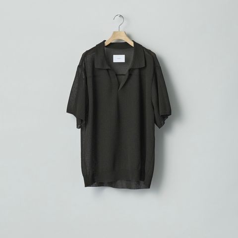 【残りわずか】PE/Ramie Knit S/S Skipper