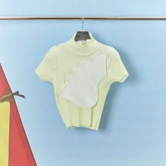 【残り一点】Todo Wave Tiny Top Short Sleeve Highneck