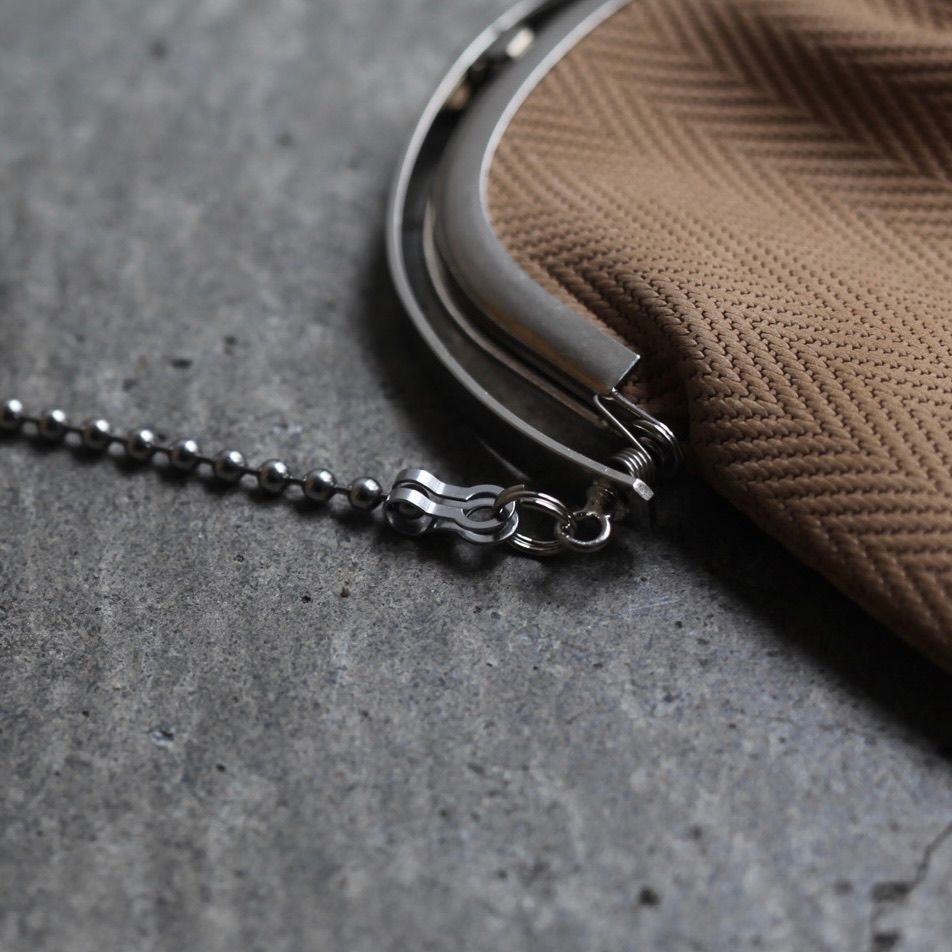 【残り一点】Chain Frame Purse(ODD_COW HERRINGBONE)