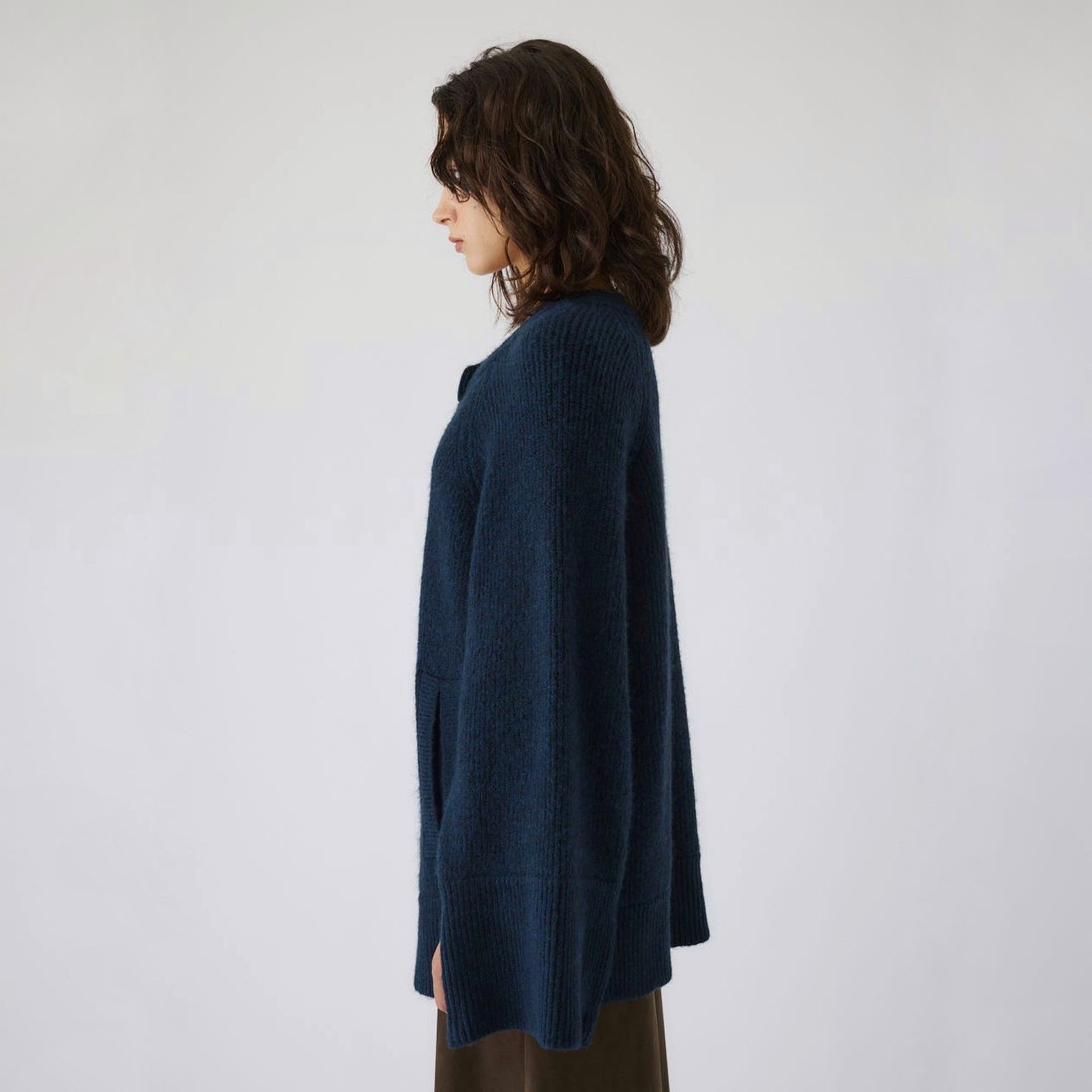 【残り一点】Poncho Like Raglan Knit C/D