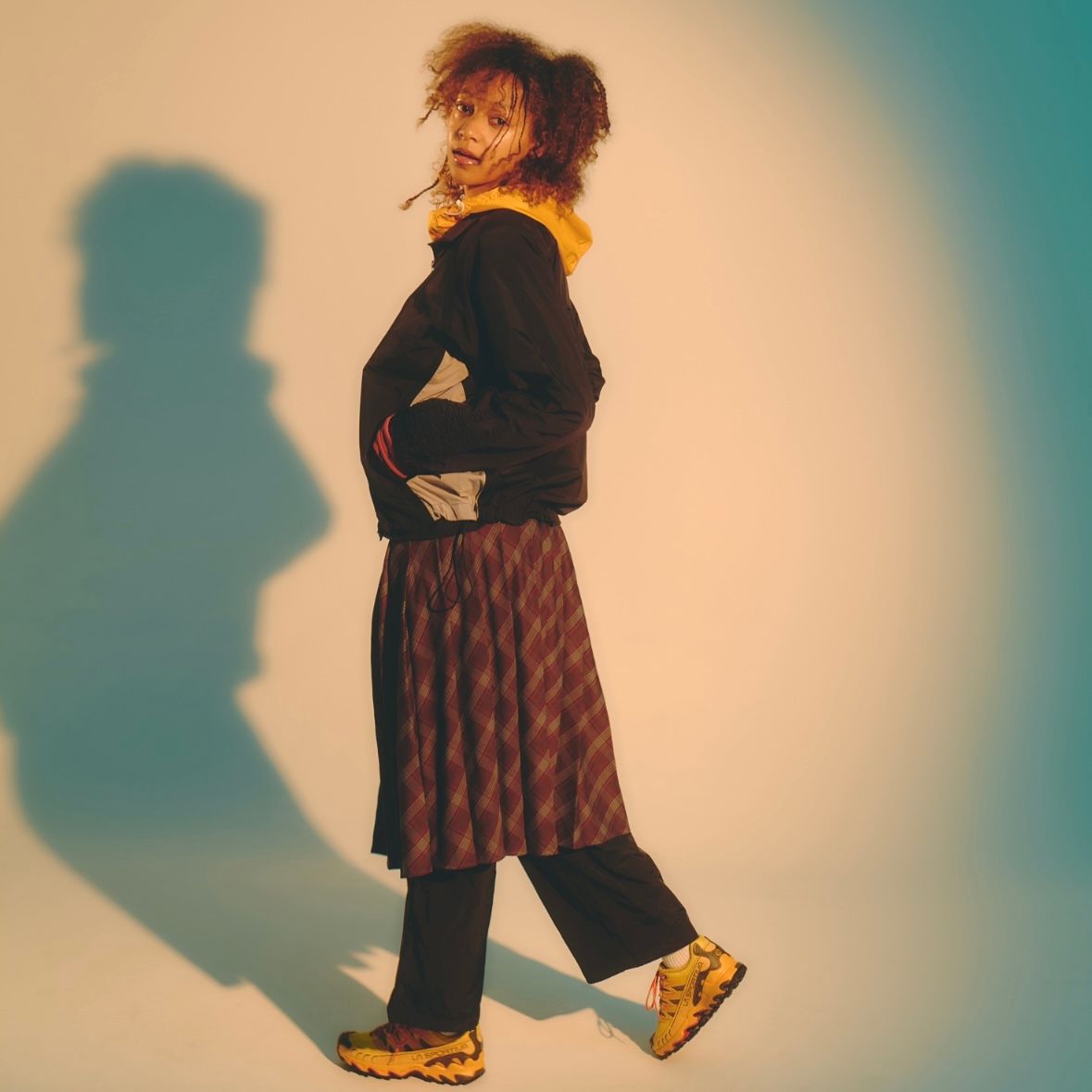 【残り一点】Nylon Ruffle Jacket