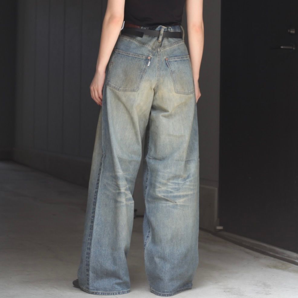 【残り一点】Faded Modern Denim Pants Wide Cut