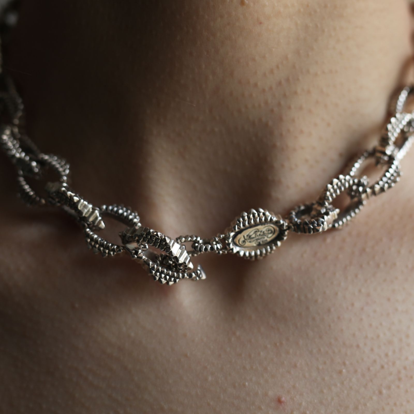 【お取り寄せ注文可能】Oval Chain Choker(SILVER)