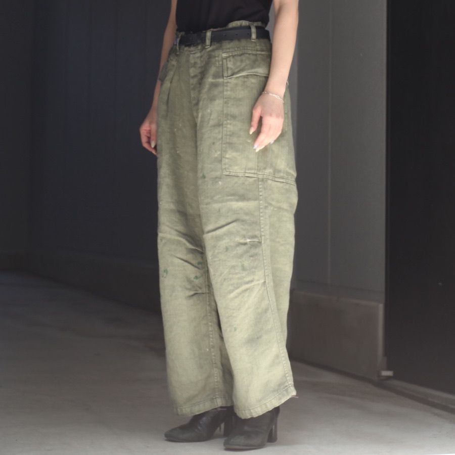 【残り一点】HBT Linen Cargo Pants