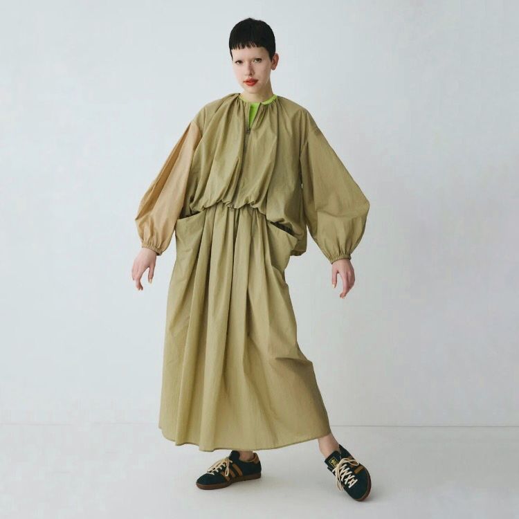 【残り一点】Balloon Hem Nylon Blouson